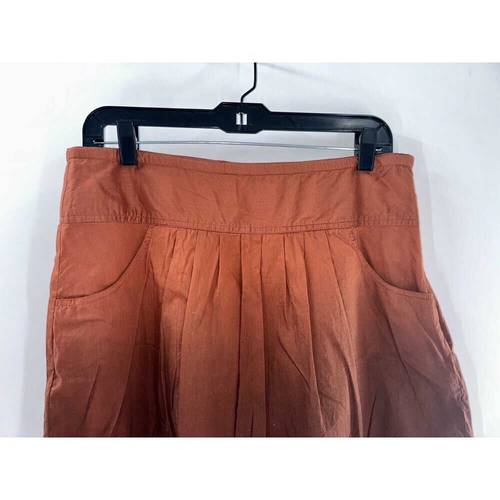 Women's Athleta Whisper Brown Ombre Pleated Skirt Size 6 - Picture 2 of 5